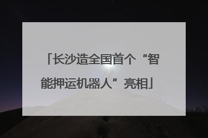 长沙造全国首个“智能押运机器人”亮相