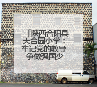 陕西合阳县天合园小学：牢记党的教导 争做强国少年
