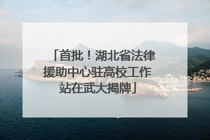 首批！湖北省法律援助中心驻高校工作站在武大揭牌