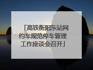 高铁衡阳东站网约车规范停车管理工作座谈会召开