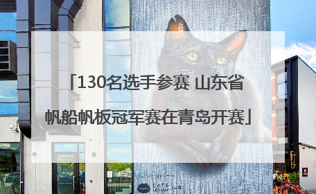 130名选手参赛 山东省帆船帆板冠军赛在青岛开赛
