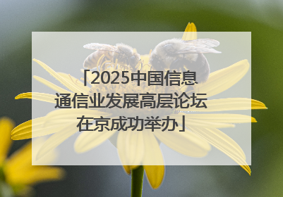 2025中国信息通信业发展高层论坛在京成功举办