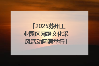 2025苏州工业园区网络文化采风活动圆满举行